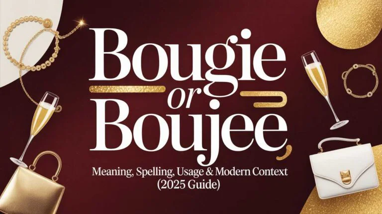 Bougie or Boujee: Meaning, Spelling, Usage & Modern Context (2025 Guide)
