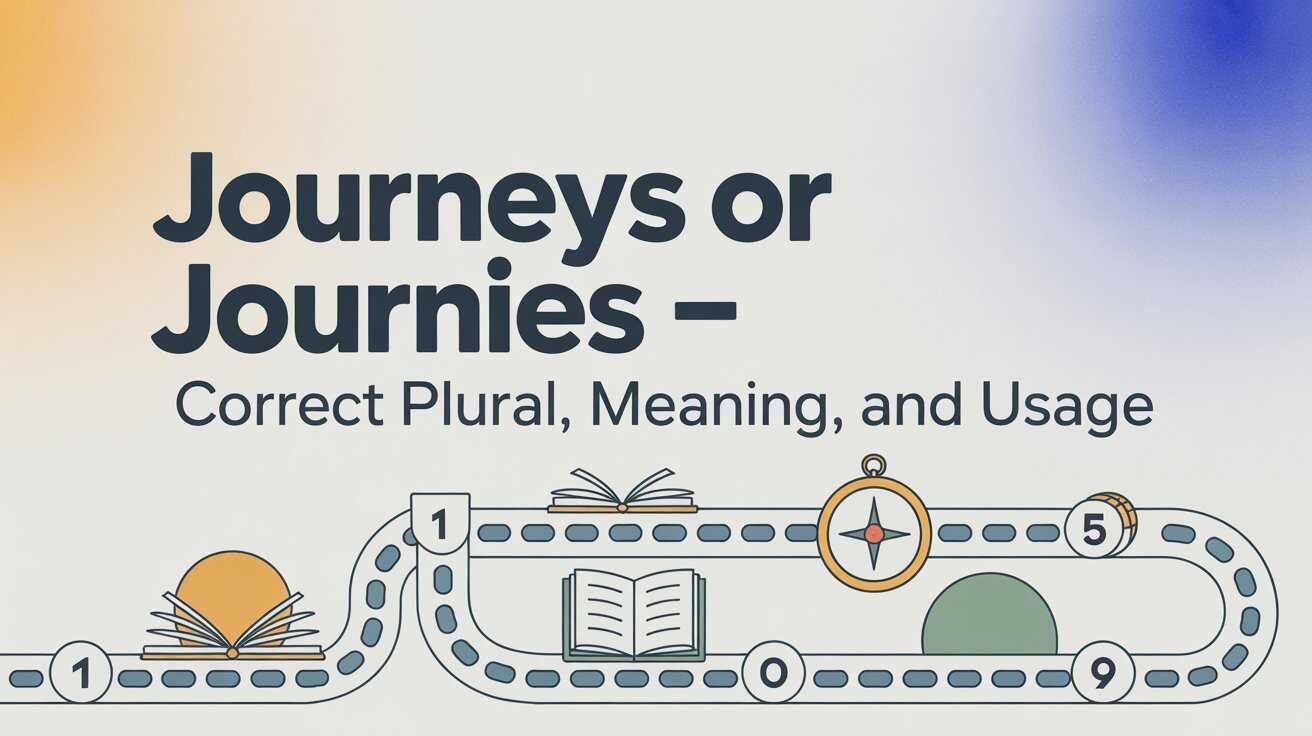 Journeys or Journies – Correct Plural, Meaning, and Usage