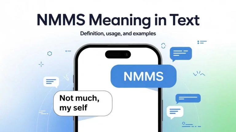 NMMS Meaning in Text