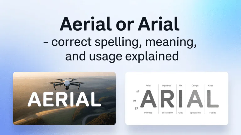 Aerial or Arial