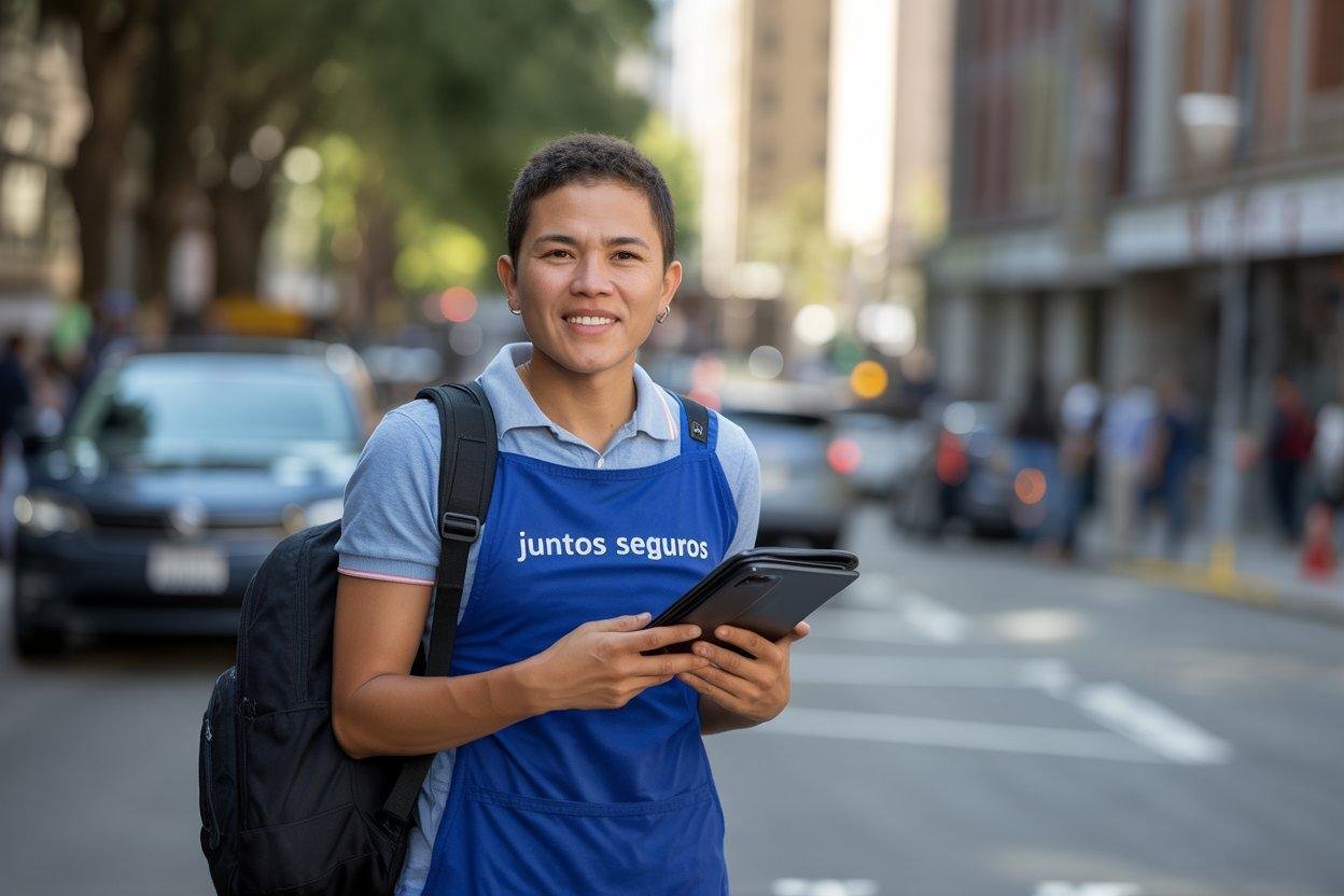 Juntos Seguros safety and community visual