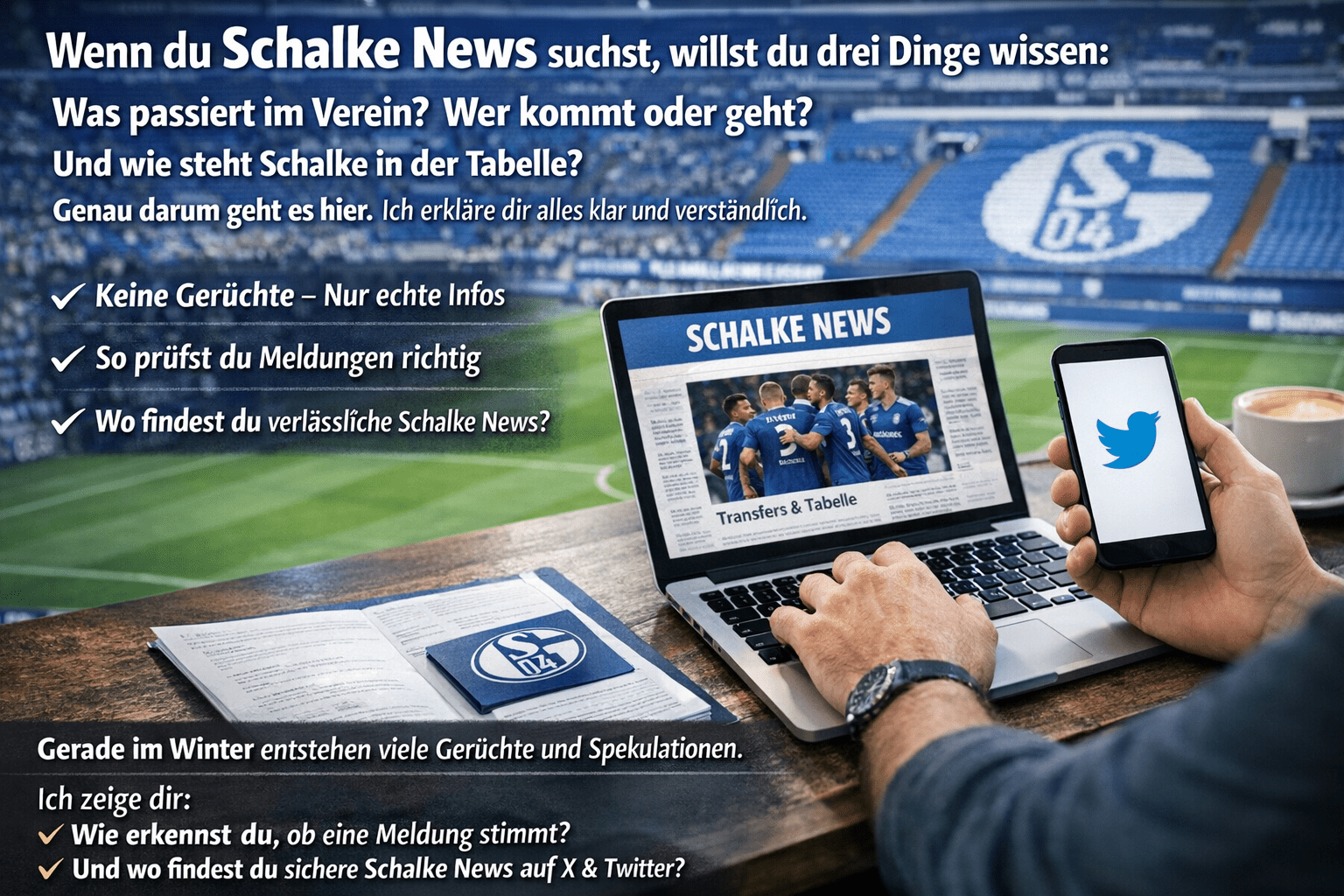 Schalke News Update - Transfer & Training Visual