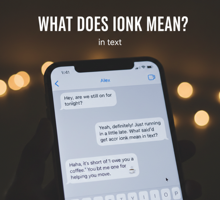 What Does IONK Mean in Text? A Complete Guide