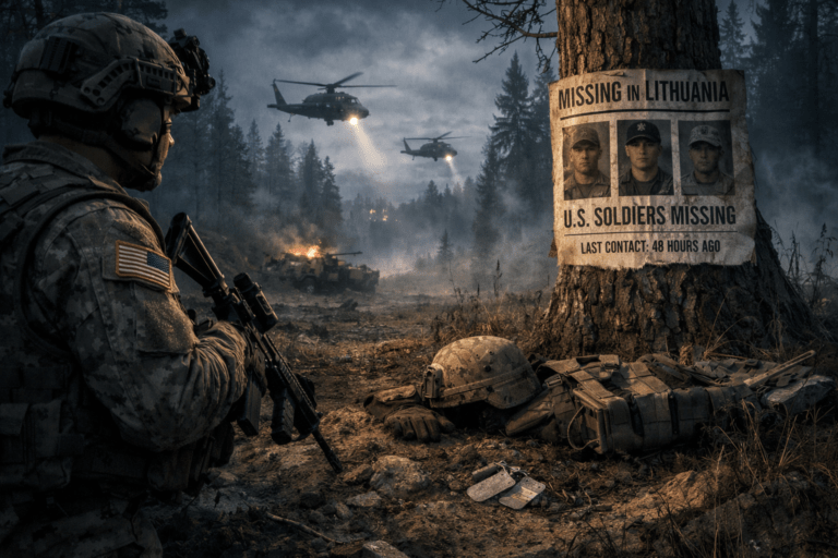 US Army Soldiers Missing in Lithuania