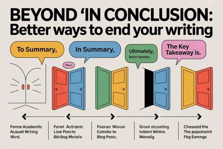 Other Ways to Say In Conclusion