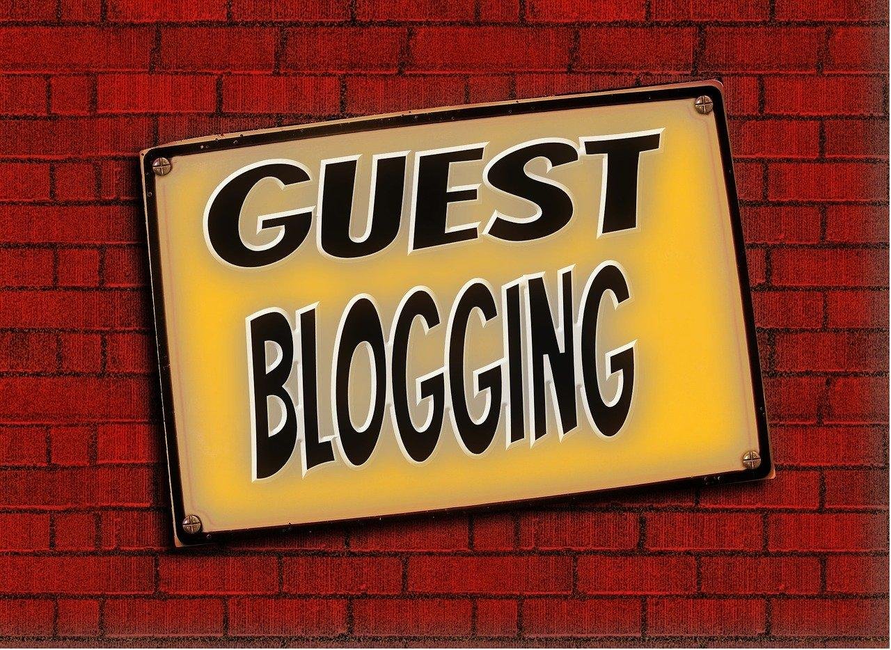 Modern blogging desk setup