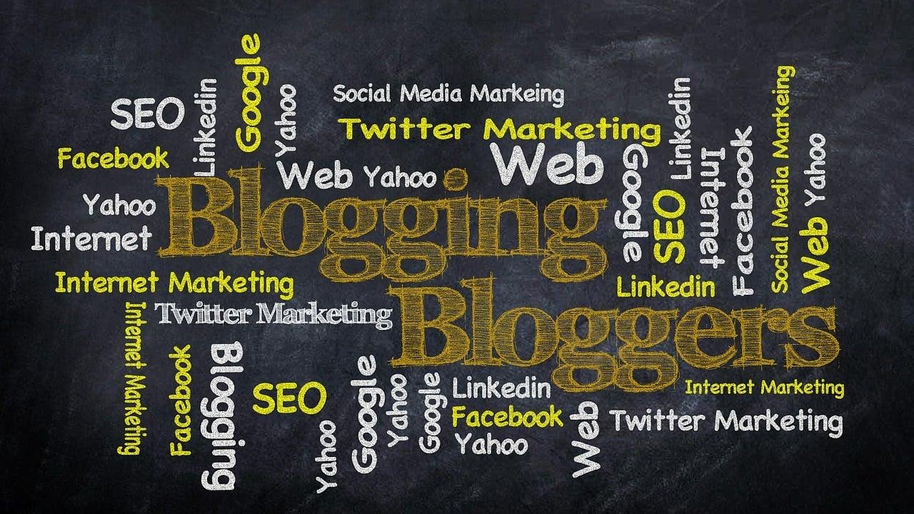 Blogging and content creation visual