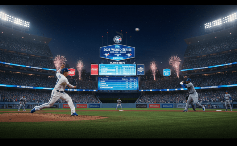 Toronto Blue Jays vs Dodgers Match Player Stats