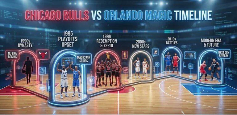 Chicago Bulls vs Orlando Magic Timeline