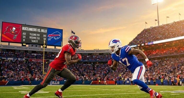 Tampa Bay Buccaneers vs Buffalo Bills Match Player Stats