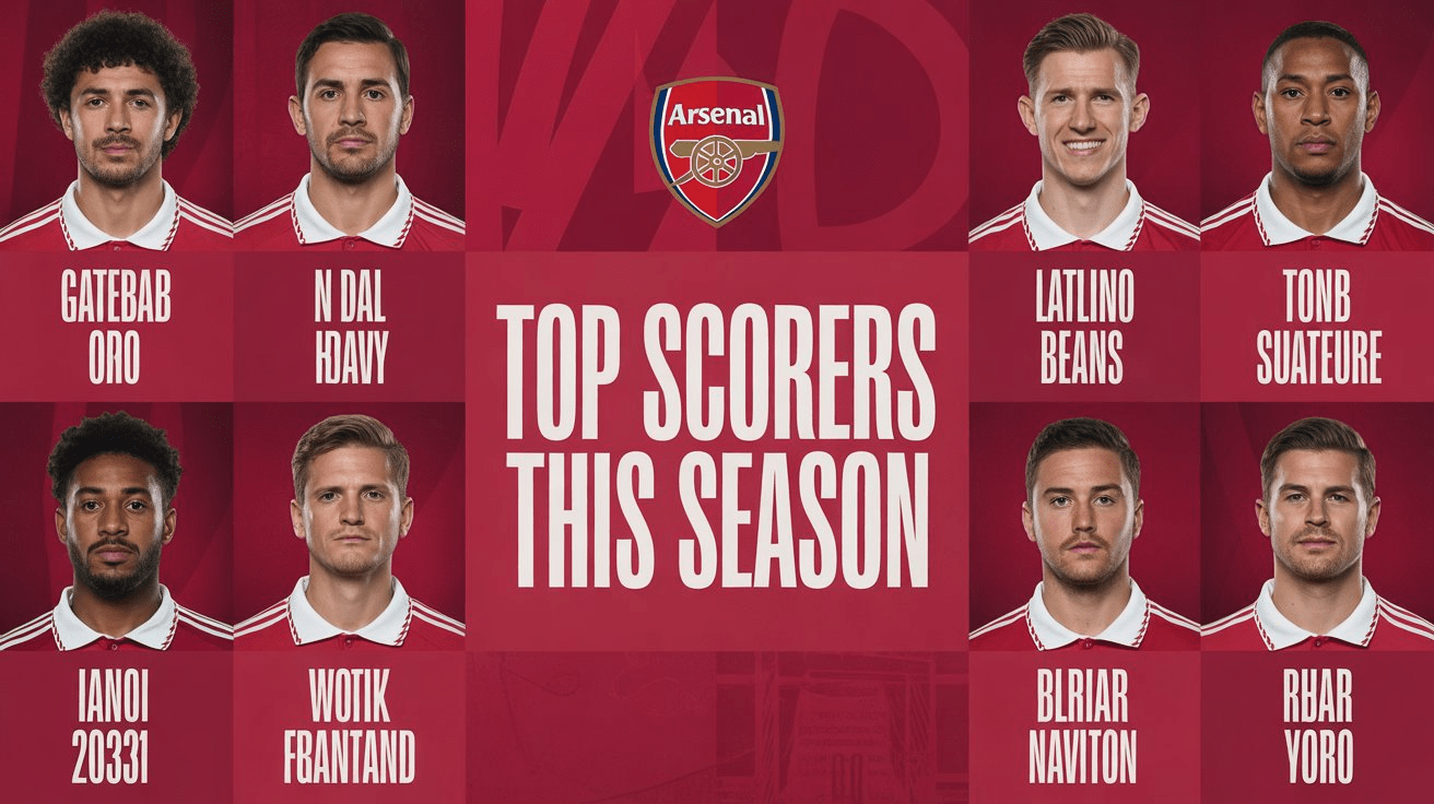 Arsenal Top Scorers This Season