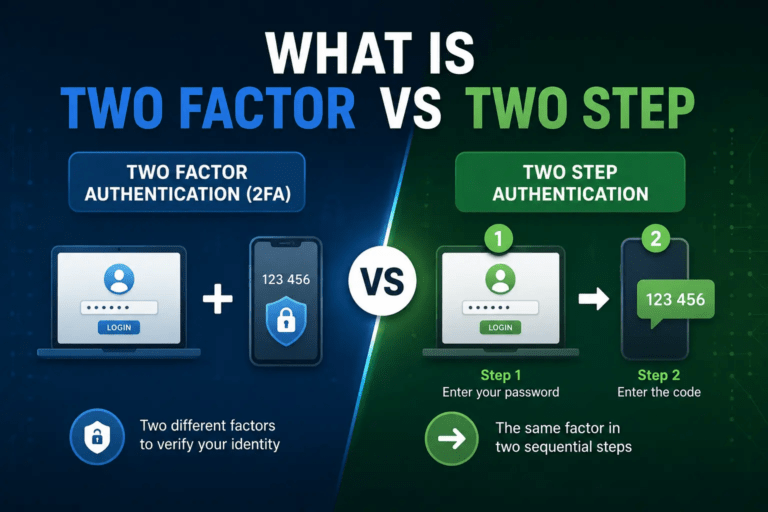 Two-Factor vs Two-Step Authentication