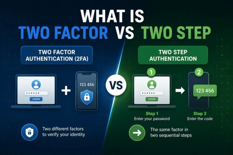 Two-Factor vs Two-Step Authentication